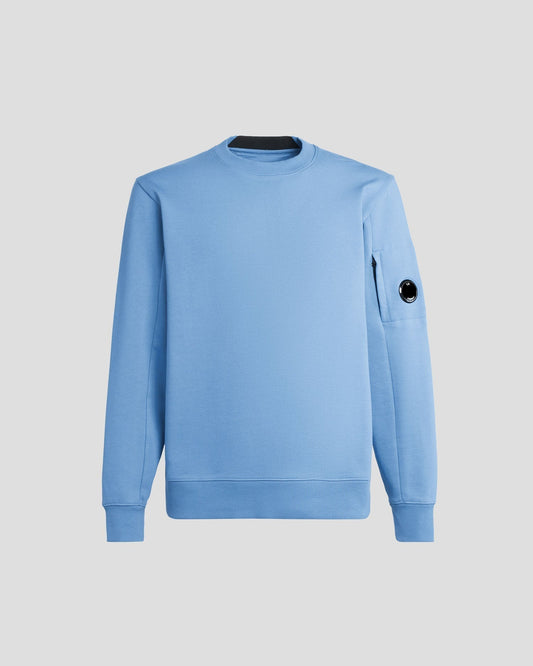 Diagonal Raised Fleece Crewneck Lens Sweatshirt