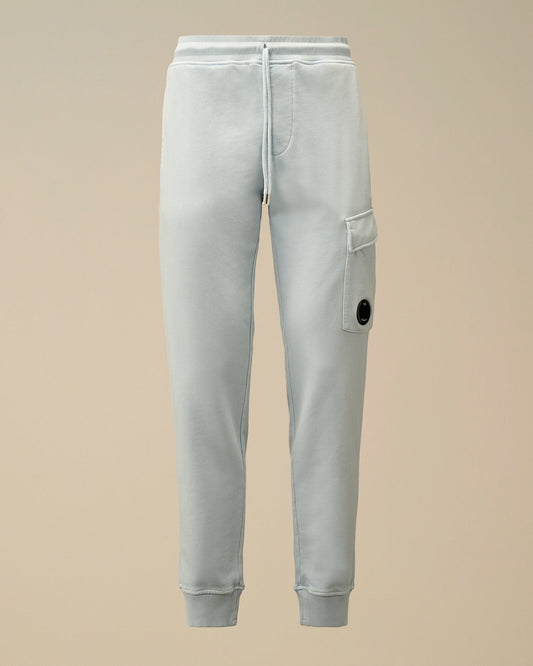 COTTON DIAGONAL FLEECE RESIST DYED CARGO SWEATPANTS