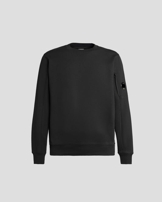 Diagonal Raised Fleece Crewneck Lens Sweatshirt