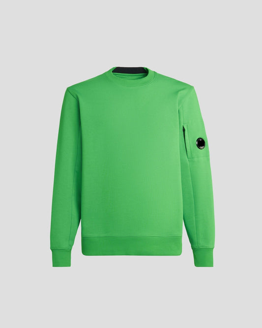 Diagonal Raised Fleece Crewneck Lens Sweatshirt