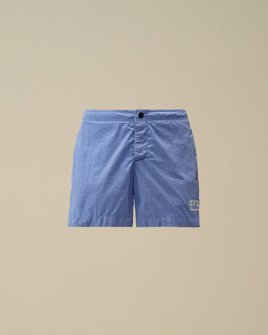 CHROME-E BUTTONED SWIM SHORTS
