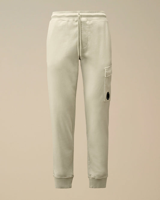 COTTON DIAGONAL FLEECE RESIST DYED CARGO SWEATPANTS