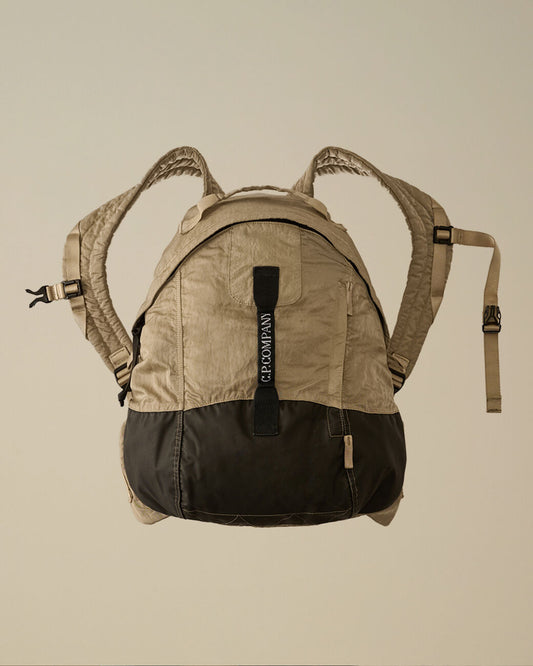Nylon B Rounded Backpack