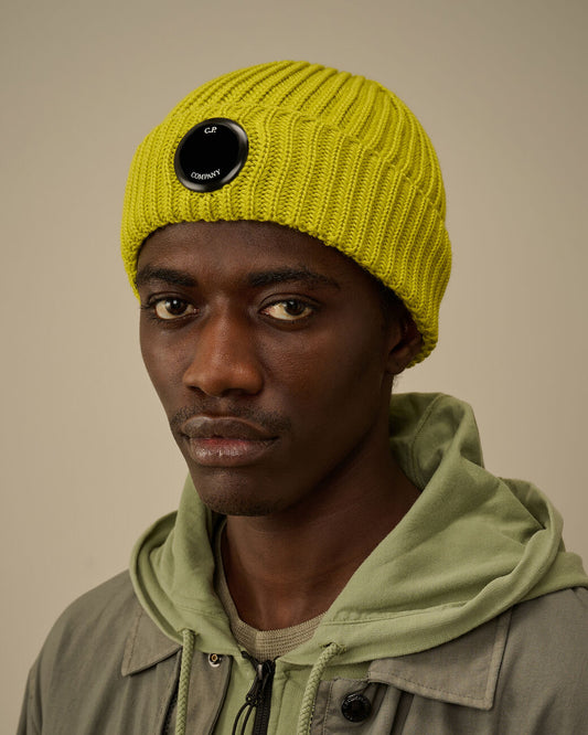 Extrafine Merino Wool Logo Beanie